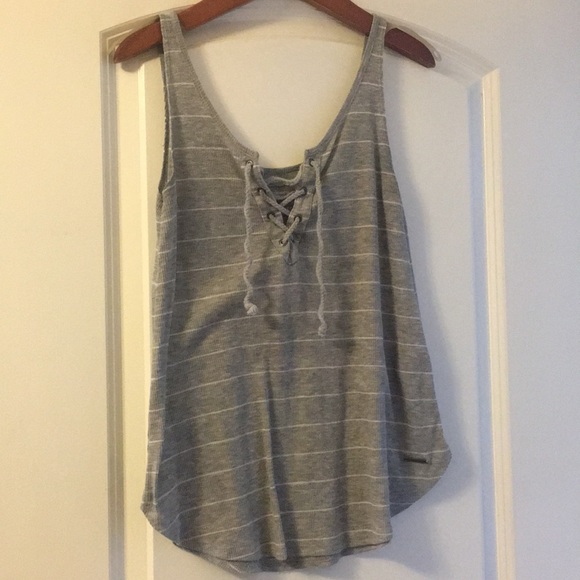 Abercrombie & Fitch Tops - Abercrombie and fitch lace up tank top Abercrombie & Fitch Tops - Abercrombie and fitch lace up tank top